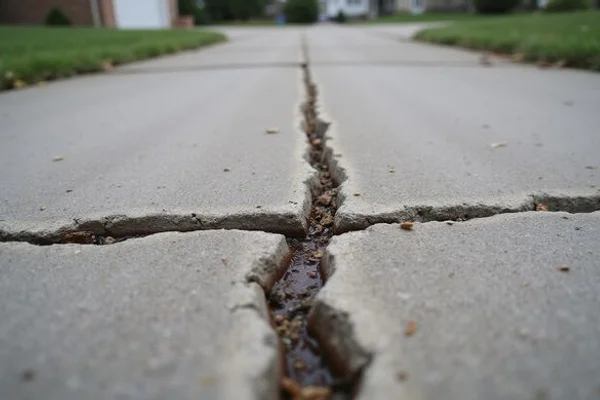 Concrete Joint Sealing & Caulking in process — Metro Detroit job