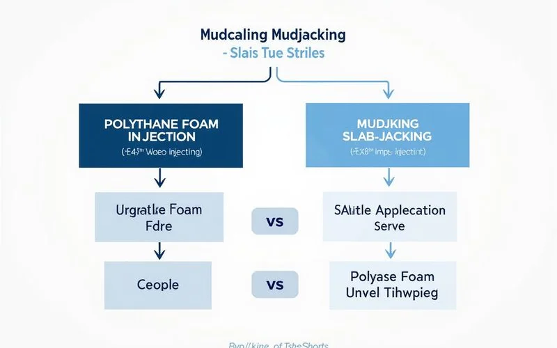 Decision matrix: foam vs. mudjacking