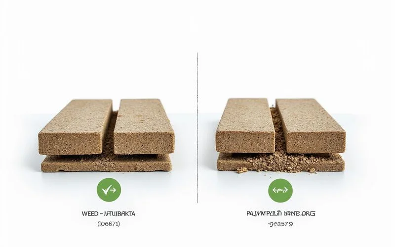 Paver joint cross-section before/after