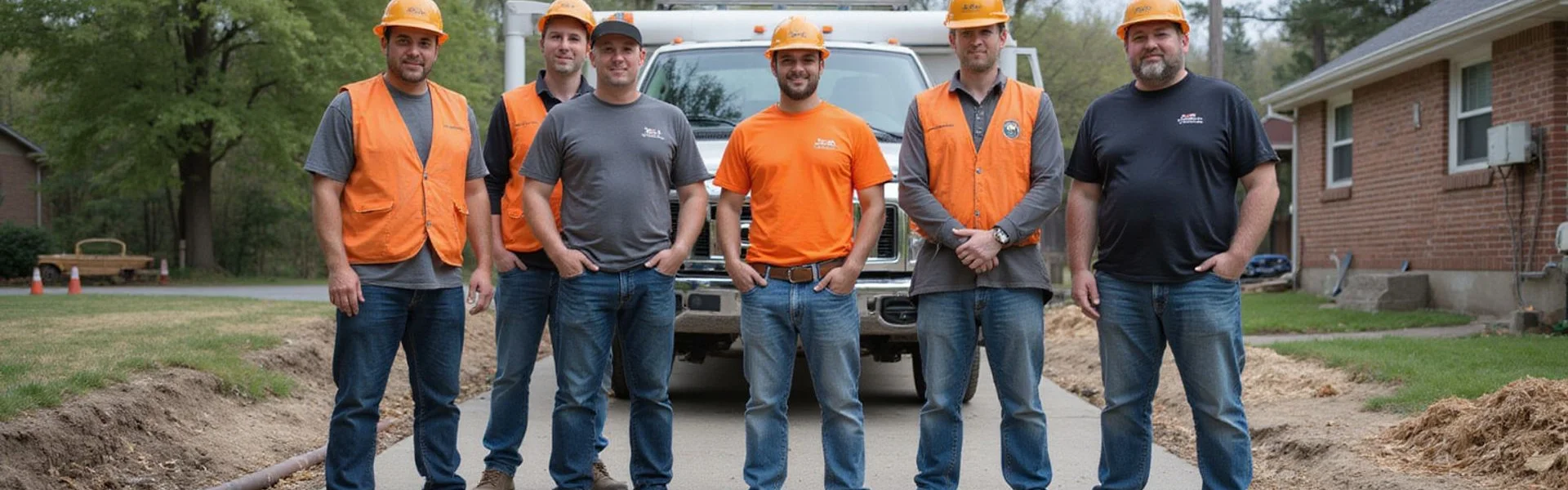 Concrete Leveling Detroit founder Armando with the in-house crew